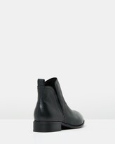 Thumbnail for your product : Walnut Melbourne Women's Black Heeled Boots - Douglas Leather Ankle Boots - Size 37 at The Iconic