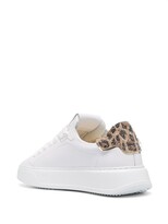 Thumbnail for your product : Philippe Model Paris Leopard Print Panelled Sneakers