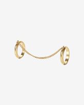 Thumbnail for your product : Chloé Carley Double Chain Banded Ring
