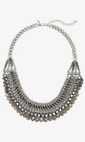 Thumbnail for your product : Express Threaded Chain And Faceted Bead Necklace