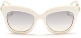 Thumbnail for your product : Valentino 'Rockstud' chunky cat eye frame acetate sunglasses