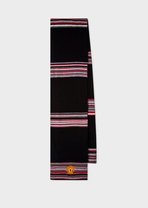 Paul Smith & Manchester United – Black Striped Wool-Cashmere Scarf -  ShopStyle Scarves & Wraps