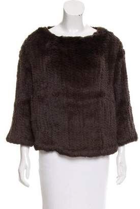 Brochu Walker Fur Pullover Sweater w/ Tags