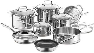 Cuisinart Classic 4pc Stainless Steel Saucepan Set (1.5qt & 3qt) - 83-4