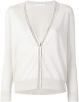 Thumbnail for your product : Fabiana Filippi cut-detail fitted cardigan
