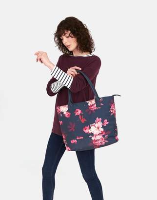Joules French Navy Bircham Bloom Carriwell Canvas Shopper Size One Size