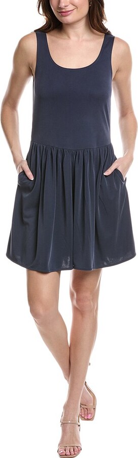 Rebecca Taylor Ruched Skirt Tank Mini Dress