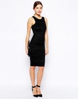 Thumbnail for your product : AX Paris Midi Dress in Flocked Aztec