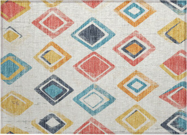 Machine Washable Indoor/Outdoor Kimberlin ACN2180 Geometric Rug