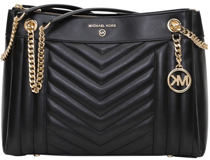 MICHAEL Michael Kors Susan Medium Quilted Leather Shoulder Bag ShopStyle