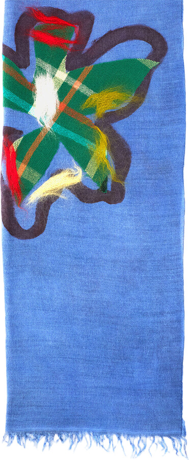 Exquisite J Multicolour Artistic Scarf With Soft Texture