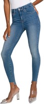 Thumbnail for your product : Good American Good Legs High Waist Raw Step Hem Skinny Jeans