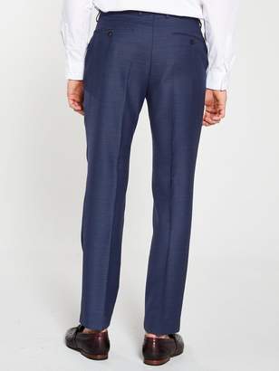 Ted Baker Sterling Birdseye Suit Trousers - Blue