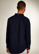 Thumbnail for your product : Topman Indigo 'Brewer' Long Sleeve Shirt*