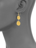 Thumbnail for your product : Gurhan 24K Yellow Gold Disc Drop Earrings
