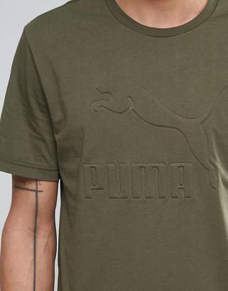Puma Oversized T-Shirt In Khaki Exclusive To Asos