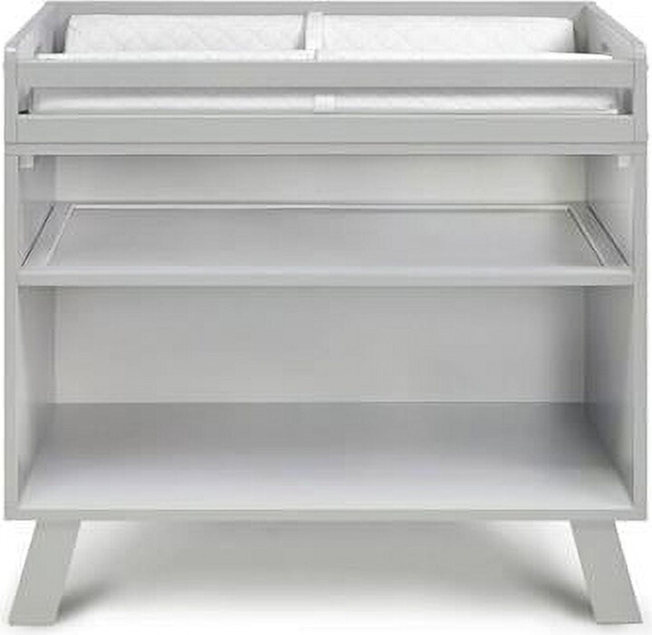 Suite Bebe 33 x 35 x 17.5 in. Livia Multi Purpose Changing Table, Gray