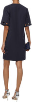 Thumbnail for your product : VVB Cutout Wool-twill Mini Dress