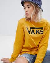 Thumbnail for your product : Vans Oversized Long Sleeve T-Shirt In Yellow