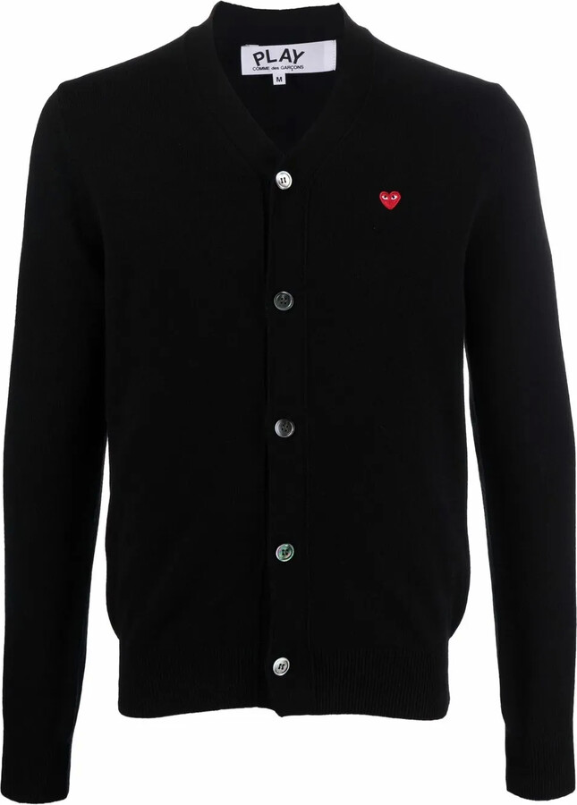Comme des Garçons PLAY Fine-Knit Wool Cardigan