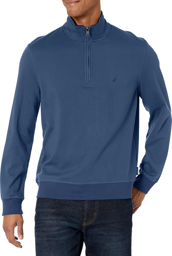 NEFF Men’s Pullover Sweater Fleece Jacket Quarter-Zip 