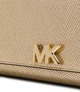 Thumbnail for your product : MICHAEL Michael Kors metallic logo clutch
