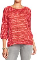 Thumbnail for your product : Old Navy Women's Printed-Chiffon Boho Tops