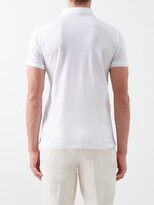 Thumbnail for your product : Ralph Lauren Purple Label Logo-embroidered Cotton-piqué Polo Shirt - White