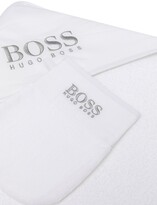 Thumbnail for your product : BOSS Kidswear Embroidered Logo Cotton Bath Cloak