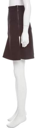 Louis Vuitton Knee-Length Wool Skirt