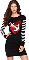 Thumbnail for your product : Lipsy Anchor Longline Jumper