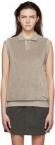 Thumbnail for your product : Essentials Taupe Cotton Polo