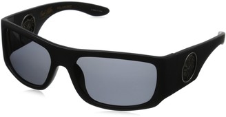 Black Flys Christian Fletcher Racer Fly Polarized Wrap Sunglasses