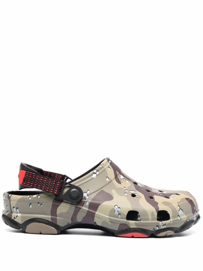 Crocs Camouflage-Print Clogs - ShopStyle Shoes