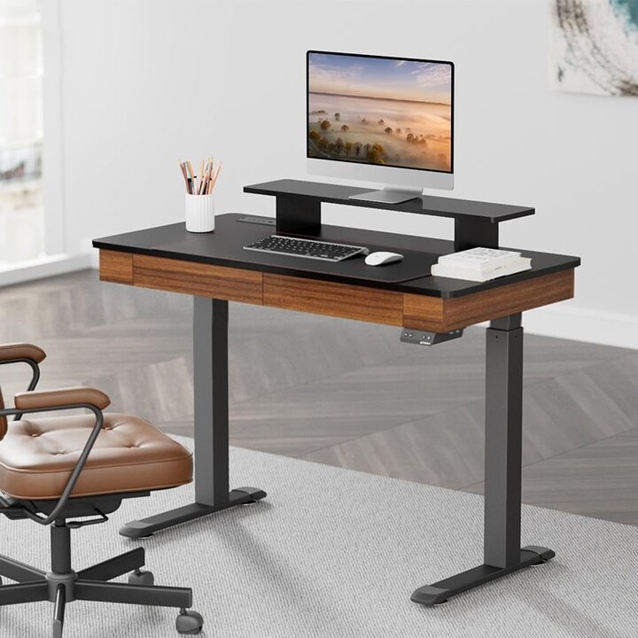 Eureka Large Standing Desk Computer Desk Organizer with Keyboard Tray
