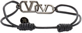 Thumbnail for your product : Valentino Garavani Garavani Black Garavani VLogo Bracelet