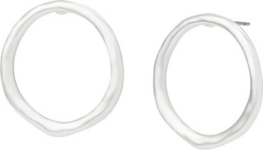 Robert Lee Morris Soho Sculpted Small Circle Hoop Earrings