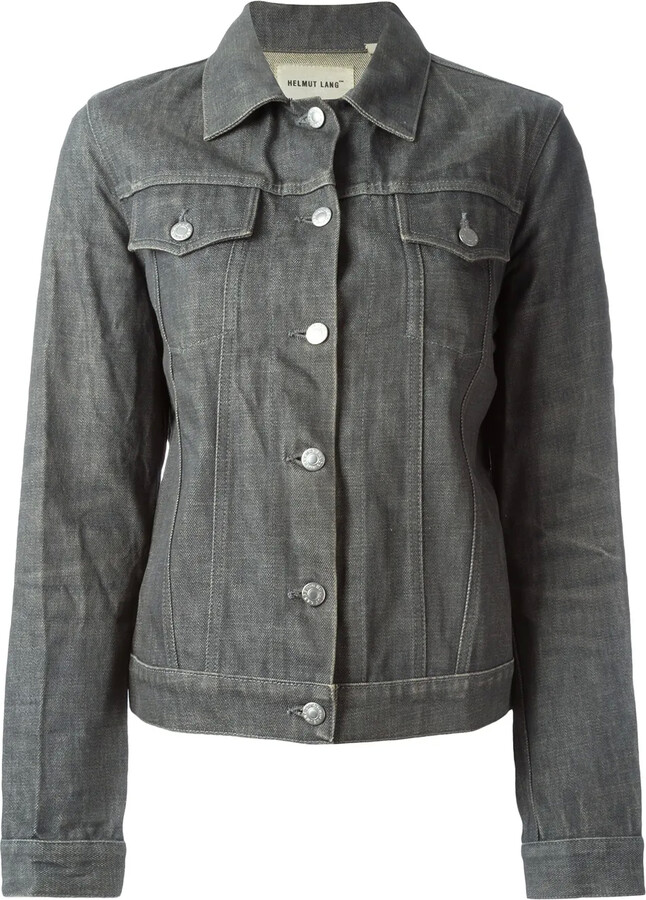 second hand black denim jacket