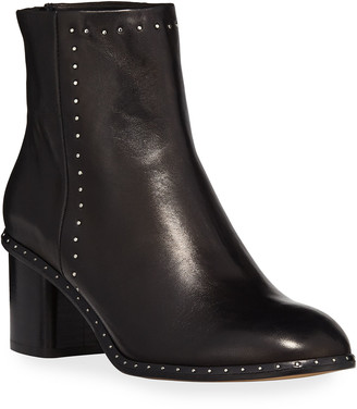 Rag & Bone Willow Studded 50mm Ankle Boots, Black