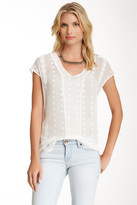 Thumbnail for your product : Zoa V-Neck Sheer Silk Tunic