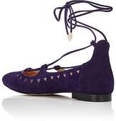 Thumbnail for your product : Barneys New York WOMEN'S PERFORATED SUEDE LACE