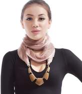 Thumbnail for your product : LERDU Women's Scarf Necklace Pendant Scarfs Infinity Scarf Jewelry Accessory