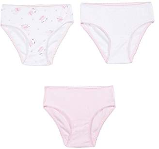 Absorba Underwear Girl's Panties Brief (Old Pink 32), (Manufacturer Size: 2A) Pack of 3