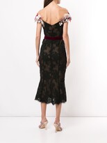 Thumbnail for your product : Marchesa Lace Midi Dress
