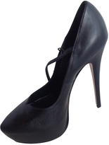 Thumbnail for your product : Casadei Black Leather Heels