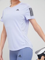 Thumbnail for your product : adidas Own The Run T-Shirt - Violet