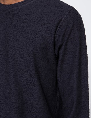 Norse Projects Niels Towelling LS in Navy