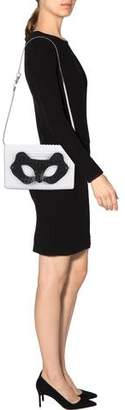 Elena Ghisellini Studded Leather Mask Bag