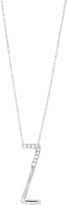 Thumbnail for your product : Bony Levy Diamond Initial Pendant Necklace