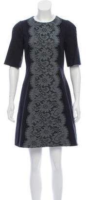 Dolce & Gabbana Lace-Accented Mini Dress